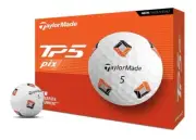 TAYLORMADE TP5 PIX 2 DOZEN GOLF BALLS - WHITE - NEW 2024 BALL - VALUE PLUS!