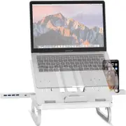Adjustable Foldable Laptop Stand for Cooling and Ergonomic Lifting