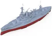 YYC350523S-A 1/350 Military Model Kit USN Wyoming class 1927 Battleship BB-32 Full Hull