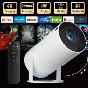 Mini Portable Projector 4K 1080P Smart Projector WiFi Bluetooth for Android Home