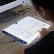 A4 Tracing LED Copy Board with USB-C Cable,Eraser,Pencil,Clips,Animal Drawings