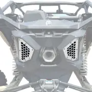 CAN-AM X3 Custom CNC 6061 Billet Rear Grille Bezels USA Made WHITE Powdercoat