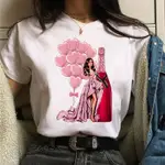 FOAO888現貨RED BALLOON T-SHIRT紅色氣球印花休閒白色T恤女短袖小心機上衣女