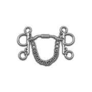 Myler SS Pelham Low Port Comfort Snaffle