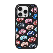 iPhone 16 Pro Impact Ring Stand Case MagSafe Compatible Dogs Faces