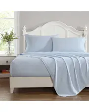 Laura Ashley 300 Thread Count Little Vines 300 Thread Count Sateen Sheet Set