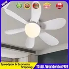 LED Mini Ceiling Fan E27 Remote Control Screw in Ceiling Fan Light with Extender