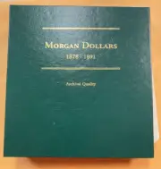 LITTLETON COIN ALBUM MORGAN SILVER DOLLARS 1878-1891 VOLUME I UNUSED A6