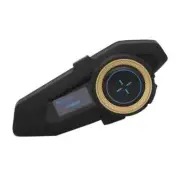 2000M 8-Person Helmet Intercom OLED Screen Headset Waterproof Music Sharing FM