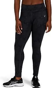 [ASICS] Womens W 7/8 Tights Compression Athletic Pants, Black, Small