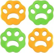 Pet Hair Remover Hair Catcher,4Pcs Pet Hair Remover Pet Hair Catcher,Pet Fur Laundry Catcher Hair Remover,Dog Cat Hair Catcher Reusable Silicone Lint Catcher,Reusable Silicone Lint Catcher for Laundry