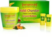 Aaryanveda Haldi-Chandan Bleach Cream Instant Glow Fairness Facial Pack 250g