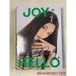 RED VELVET JOY 樸秀榮親筆簽名 個人SOLO 特別專輯 HELLO+TO簽