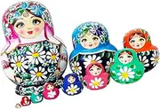 kokiya 10x Halloween Nesting Dolls Stacking Hand Painted Matryoshka Dolls Nesting Wishing Dolls for Home Birthday Kids Decoration