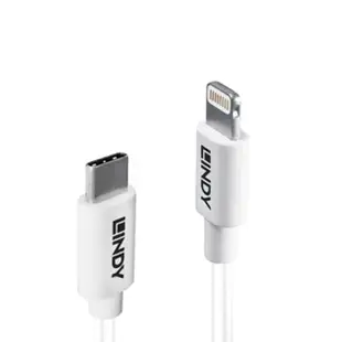 【LINDY 林帝】Apple 認證 USB Type-C to Lightning 8pin 傳輸線 2m 92028