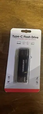 Vansuny 128GB Type C Flash Drive 2 in 1 OTG USB 3.0 + USB C Memory Stick with...