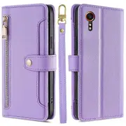 For Samsung Galaxy Xcover 7 Wallet Case Shockproof Leather Phone Cover with 2 Straps
