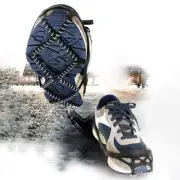 Anti Slip Ice Grippers For Boots Shoes Grips Spikes Crampons Outdoor Hiking VP