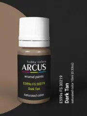 Arcus 599 - Enamel paint USAF FS 30219 Dark Tan Saturated color 10ml