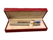 240X-1 Sheaffer Fashion Vintage Rollerball Pen, Brushed Chrome, Medium, 1 Each