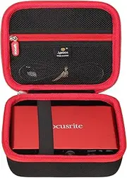 Aproca Portable Hard Storage Protective Case, for Focusrite Scarlett Solo 3rd Gen USB Audio Interface and Accessories
