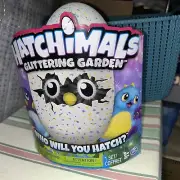 New Hatchimal blue Glittering Garden Shimmering Draggles EGG HUNT