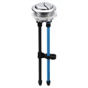 Toilet Tank Button, 48mm(1.89") Thread Dual Push Flushing Toilet Button