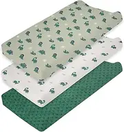 FwQoFvk Baby Changing Pad Cover Kit, Comfortable Stable Diaper Changing Table Pad Cover, Versatile Baby Mat Sheet for Home Kid Use(Green)