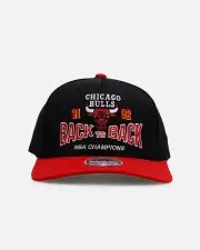 [MITCHELL & NESS] Mitchell & Ness Chicago Bulls 'Nba Elite Finals' Mvp Snapback Black/red - Size ONE ONE Black/Red