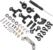 RC Front Upper Lower Swing Arm Set with Drive Shaft for WPL D12 D42 D Series Remote Control Car DIY Repair Upgrade Kit