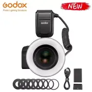 Godox MF-R76 RING76 5000K Macro LED Ring Flash Light Speedlite For Canon Nikon