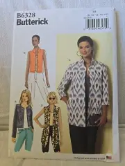 Butterick Pattern B6328 B5 Misses' Jacket size 8-16 uncut