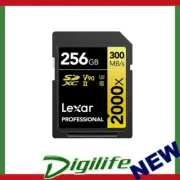 Lexar Professional 2000x 64GB SDHC™/SDXC™ UHS-II Card GOLD Series 64GB – C10, UH