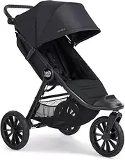 [BABY JOGGER] City Elite 2 Stroller (Opulent Black) - Prams & Strollers, All-Wheel Suspension, Newborn-Ready Recline, one Handed Compact fold, All-Terrain Stroller, Travel Pram, UV50+ Canopy