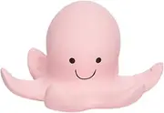 Tikiri Fully Enclosed Octopus All Rubber Ocean Buddy Rattle Teething Toy