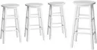 Bar Stools Stool Set of 4 Kitchen Counter Barstools Dining Chair Chairs Wooden W