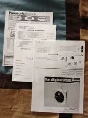 Panasonic 8 track player TNT RQ-830S Paperwork