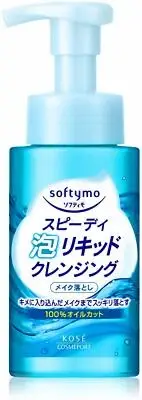 Kose Softymo Speedy Cleansing Foam Liquid Makeup Remove Made in Japan