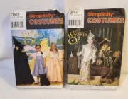 Simplicity Pattern Wizard of Oz 7801 7814 Kids Costume Character Size 3-8 Sewing