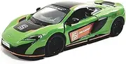 Kinsmart Lime Green Mclaren 675LT Hard Top 1/36 Scale Diecast Sports Car Limited