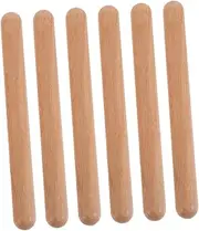 PERSELOSO 6Pcs Rhythm Sticks Wooden Music Instruments for Safe and Easy to Use for Classroom Rhythm Techniques and Creative Development