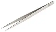 4x RS Pro STAINLESS STEEL TWEEZERS 140mm Fine Point, Anti-Magnetic, Anti-Acid