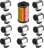 TTARTISAN 10Pcs Mini LED Light, CRI95+ 3000K/4500K/6000K Rechargeable Small Mini LED Camera Light for Vlog, Photography, Super Mini, with 0-180 Degrees Adjustment