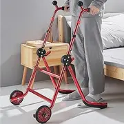 Walking Frames Mobility Aids For Walking Non-Slip And Lightweight Folding Walking Frame 5-Heights Adjustable Automatic Reset To Help Get Up And Walking (Color : C)