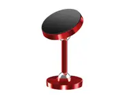 Double Ball Car Phone Bracket Double Ball 720 Degree Rotating Paste Magnetic Mobile Phone Bracket-Red