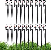 FmtwPhn Garden Sprinkler - 20X Automatic Garden Water Sprinkler with Spike,360 Degree Rotating Watering System for Plant Courtyards Lawn Orchards Flower Bed