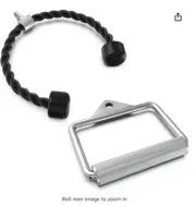 Synergee Universal Cable Machine Attachment Combos. Tricep Rope, D Handle, Doubl