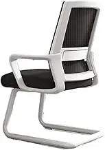 Classic Office Chair, Ergonomic Desk Chair, Middle Back Desk Chair Breathable Mesh Home Office Chair Desk Task Chair(White)