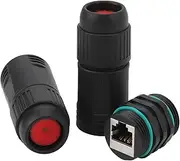 RJ45 Coupler: IP68 Waterproof, 1000Mbps Female to Female Ethernet Adapter for Starlink, RJ45 Connector for CAT6A Outdoor Network Cable Extension