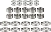 30Pcs Metal Steel Ball Bearing Set for ZD Racing DBX-10 DBX10 10421-S 9102 1/10 RC Car Spare Parts Accessories